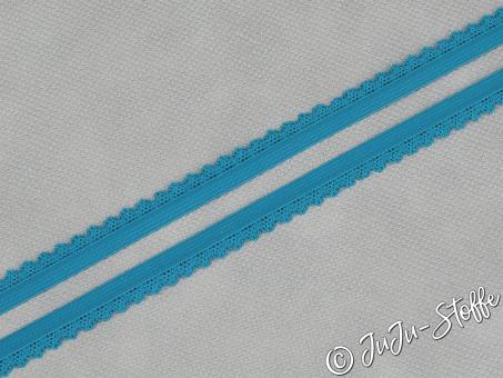 Gummi mit Spitze Soft aqua 12mm 