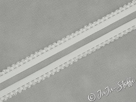 Gummi mit Spitze "Soft" offwhite 12mm 