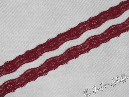 Spitze "Elastic" bordeaux 20mm 