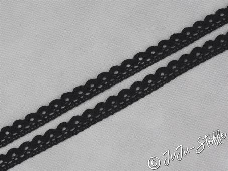 Spitze "Cotton" schwarz 15mm 