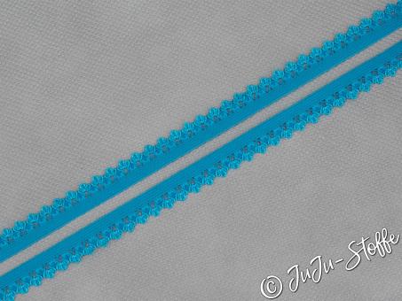 Gummi mit Spitze Soft aqua 13mm 