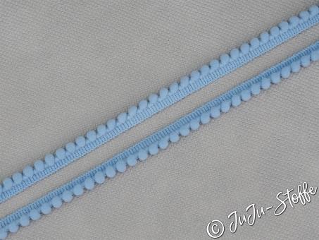 PomPom Borte Mini hellblau 6mm 