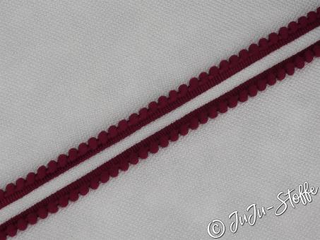 PomPom Borte "Mini" bordeaux 6mm 