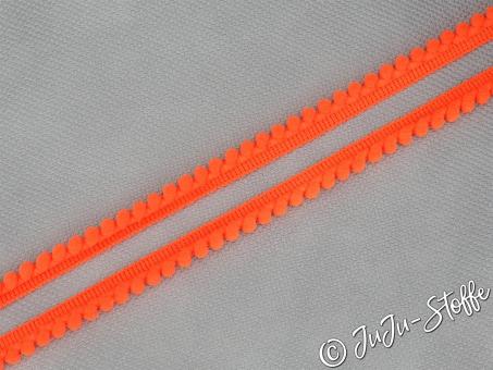 PomPom Borte "Mini" neonorange 6mm 