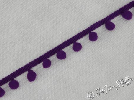 PomPom Borte "Maxi" violett 10mm 