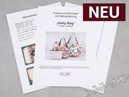 Papierschnittmuster Daily Bag in drei Größen von JuJu-Stoffe 