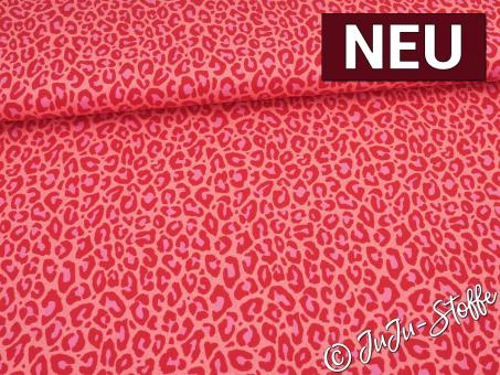 Bio-Jersey Susalabims Leo rot von Stoffonkel Oeko-Tex® 