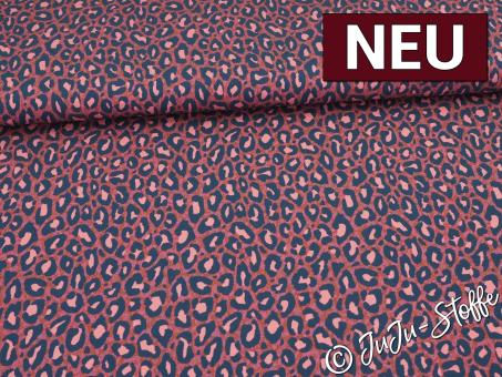Bio-Jersey Susalabims Leo lila von Stoffonkel Oeko-Tex® 