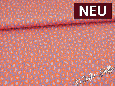 Bio-Jersey Susalabims Leo lavendel von Stoffonkel Oeko-Tex® 