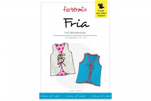 Papierschnittmuster Fria von farbenmix 