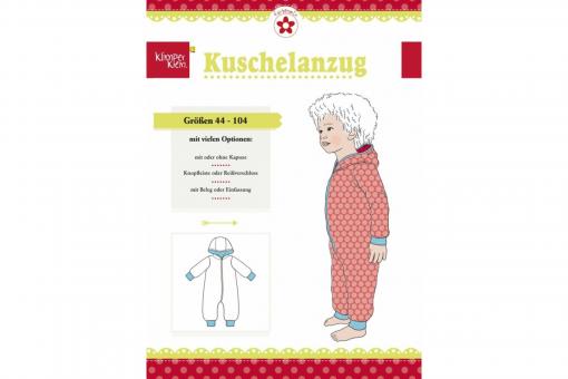 Papierschnittmuster Kuschelanzug von farbenmix 