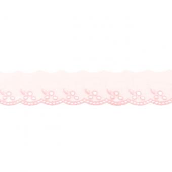 Spitze Baumwolle 42mm rosa 