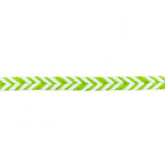 Baumwollkordel Fischgrät lime 10mm 
