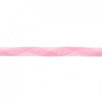 Flachkordel ZickZack rosa 