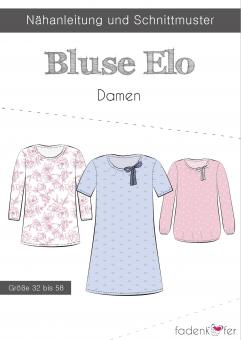 Papierschnittmuster Bluse Elo Damen von Fadenkäfer 