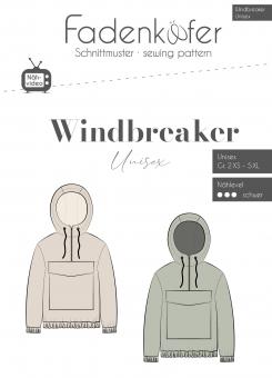 Papierschnittmuster Windbreaker Unisex von Fadenkäfer 