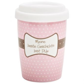 Becher Coffee to Go Meine beste Geschichte bist Du 250ml 