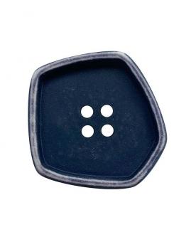 Knopf Vintage Look 30mm dunkelblau 