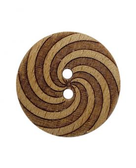 Knopf Holz-Spirale 23mm 