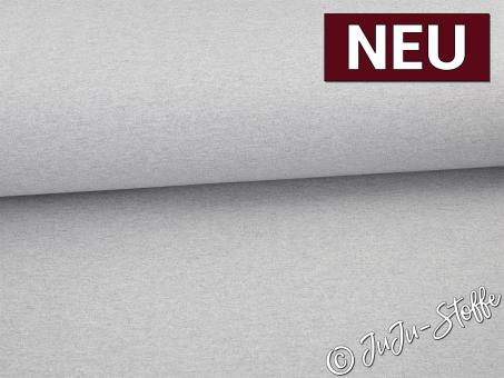 Canvas uni hellgrau meliert Oeko-Tex® 