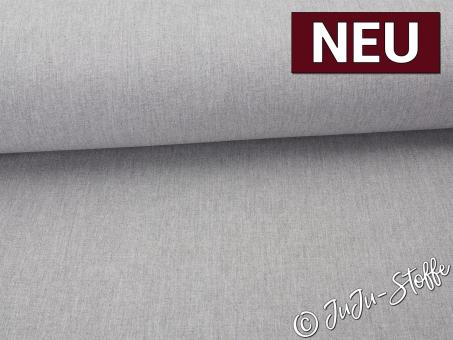 Outdoorstoff Dralon® uni grau meliert 