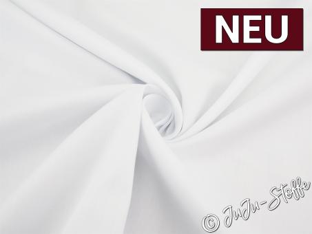 Baumwollsatin uni weiß Oeko-Tex® 