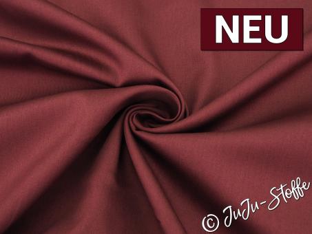 Baumwollsatin uni bordeaux Oeko-Tex® 