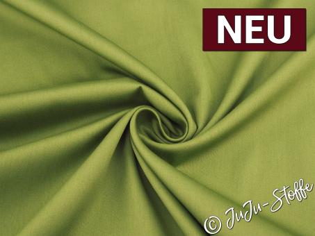 Baumwollsatin uni grün Oeko-Tex® 