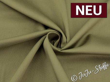 Baumwollsatin uni army Oeko-Tex® 