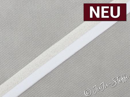 Falzgummi Glitzer weiß Breite 20mm 