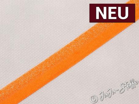 Falzgummi Glitzer orange Breite 20mm 