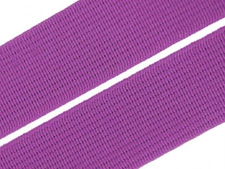 Gummiband Gummilitze 20mm violett 