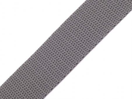 Gurtband Breite 40 mm grau 