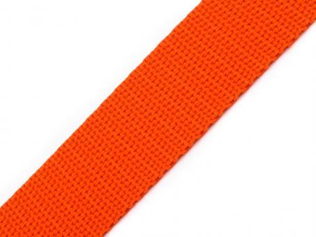 Gurtband Breite 40 mm orange 