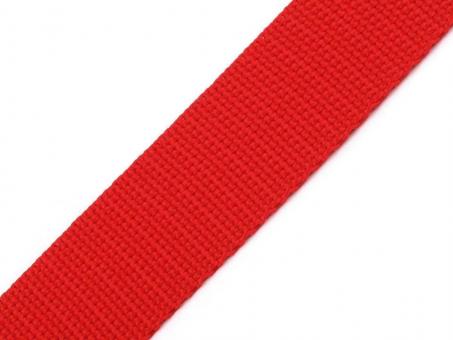 Gurtband Breite 40 mm rot 