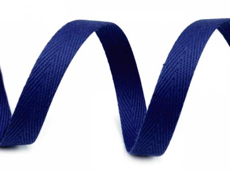 Köperband 10mm blau 