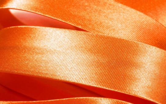 Schrägband Breite 20mm Satin orange 