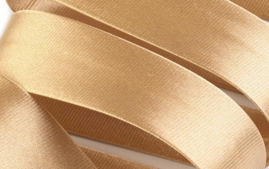 Schrägband Breite 20mm Satin sand 