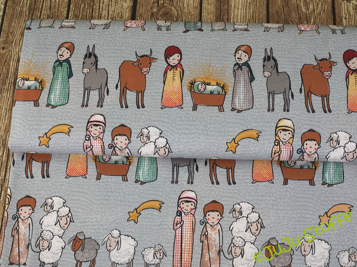 Bio Jersey Krippenspiel Von Susalabim Lillestoff Juju Stoffe De